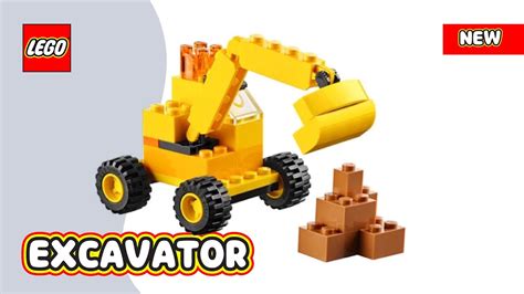 how to build a lego mini excavator|lego buildinginstructions excavator.